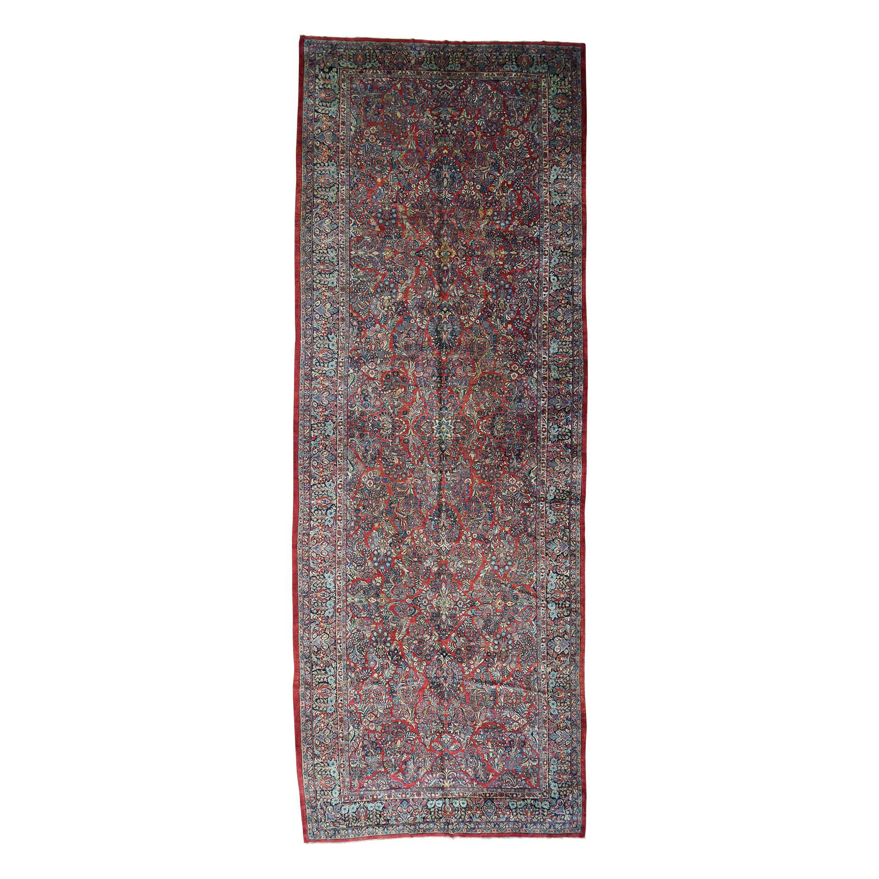 Casual Wool Hand-Knotted Area Rug 9'0